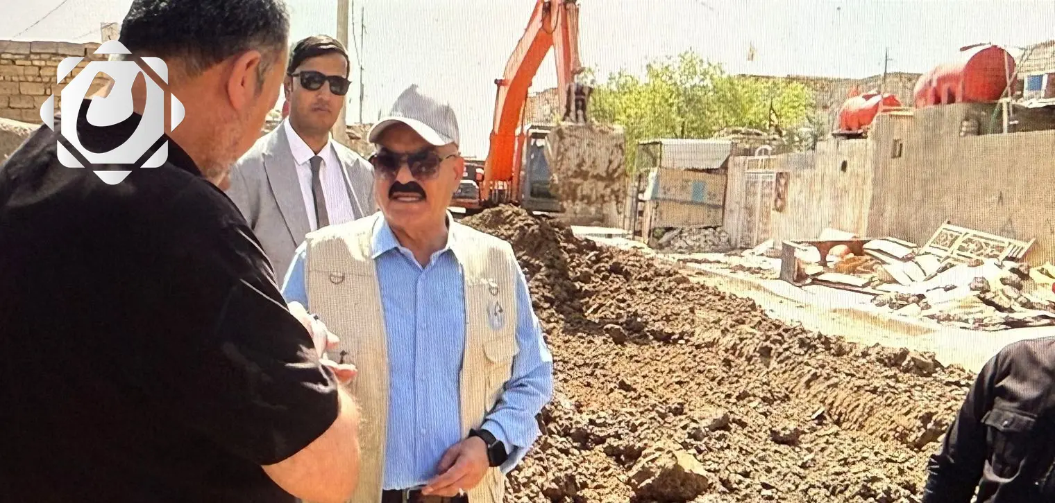 إطلاق مشروع شبكة المجاري في حي الحسن العسكري بميسان