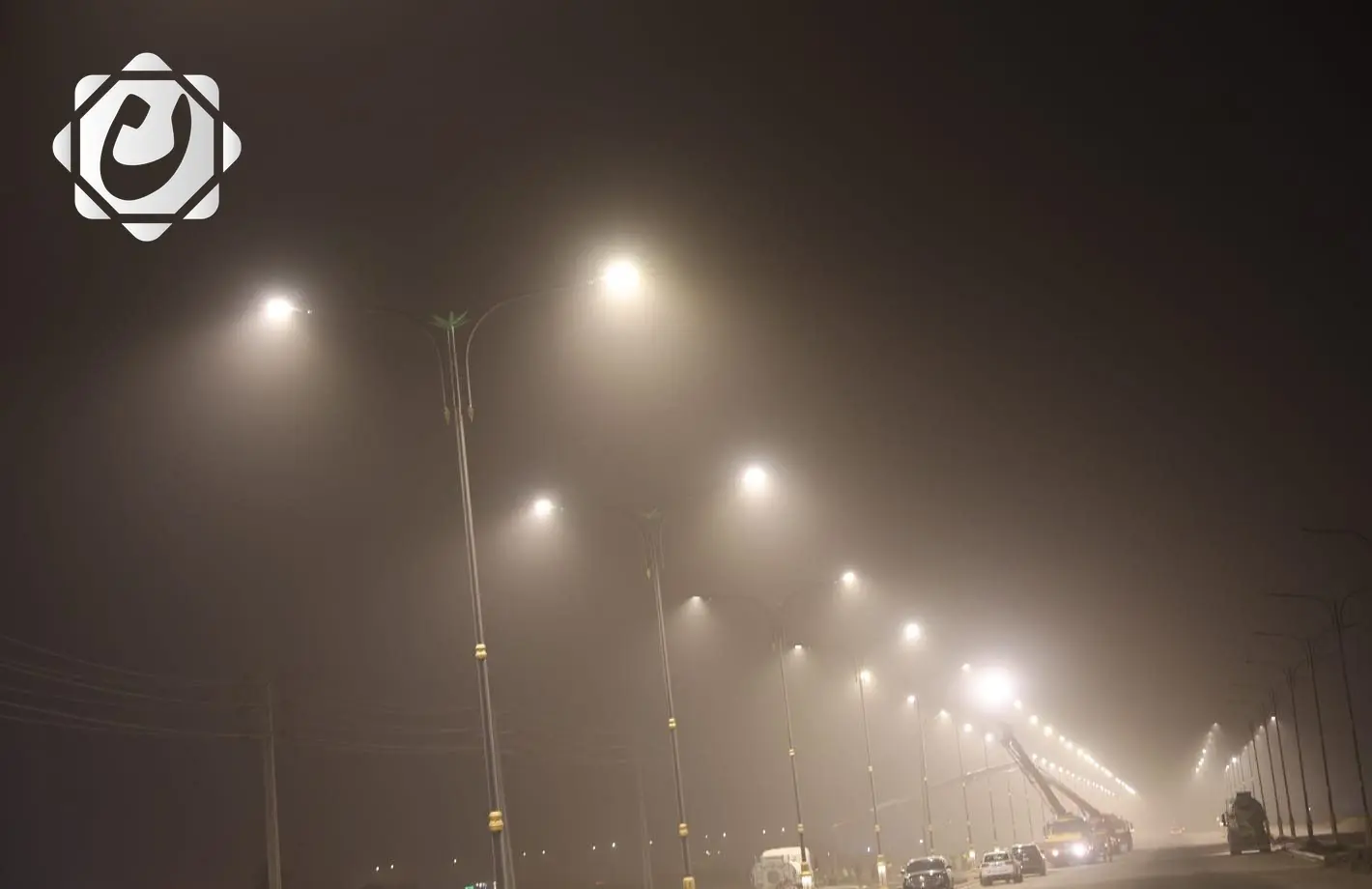 إنجاز 80% من مشروع إنارة طريق الحولي في ميسان