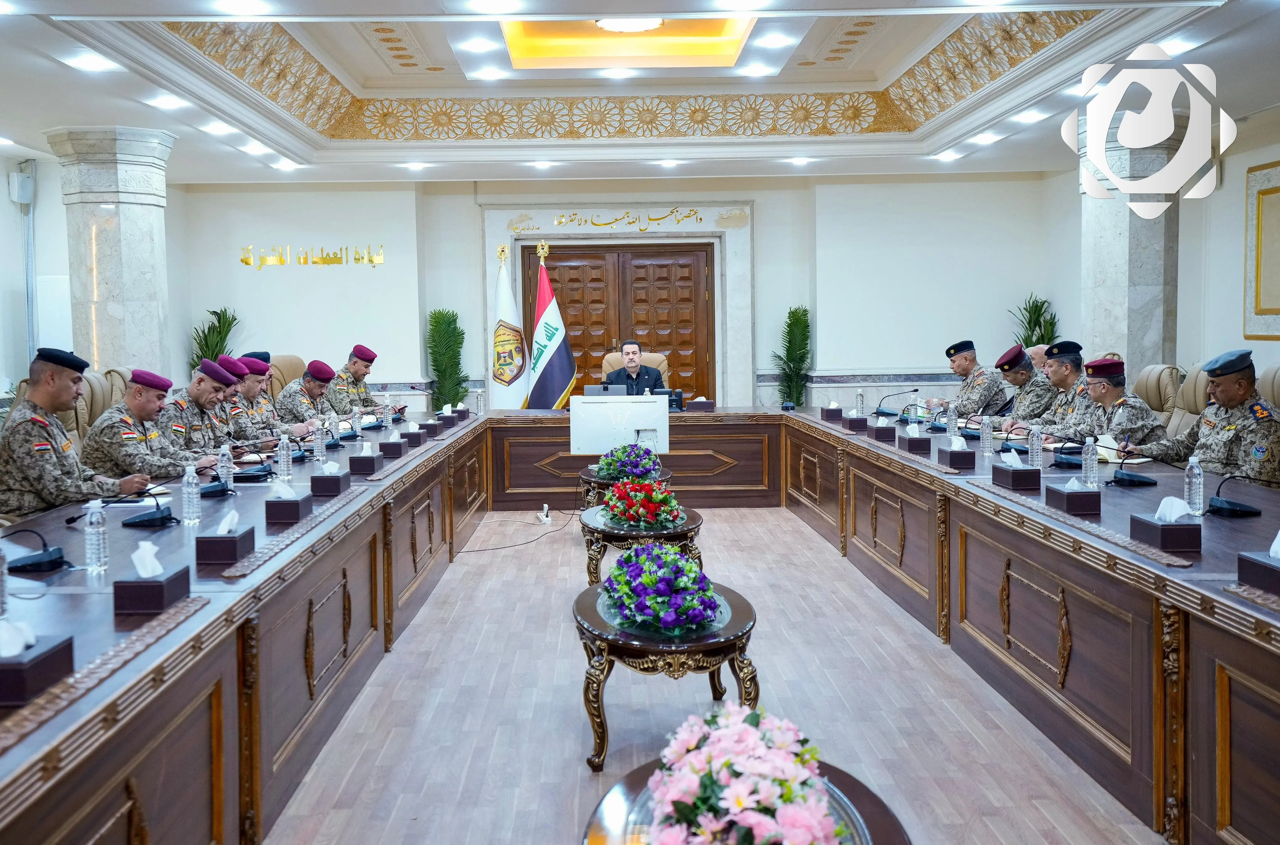 زيارة القائد العام إلى قيادة العمليات المشتركة لمتابعة تأمين زيارة عاشوراء