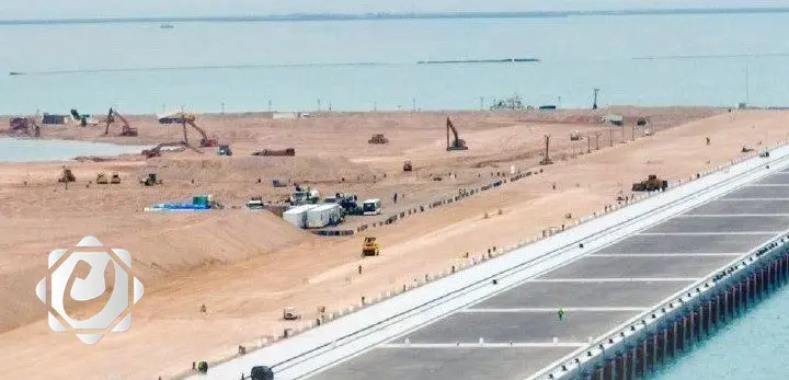 نسب الإنجاز المتحققة في مشروع ميناء الفاو الكبير