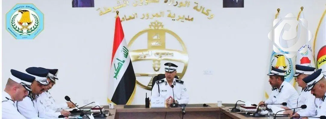 مديرية المرور العامة تناقش خطة زيارة الأربعينية