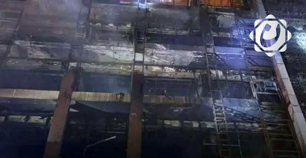 الدفاع المدني يعلن إخماد حريق الهايبر ماركت في الكوت