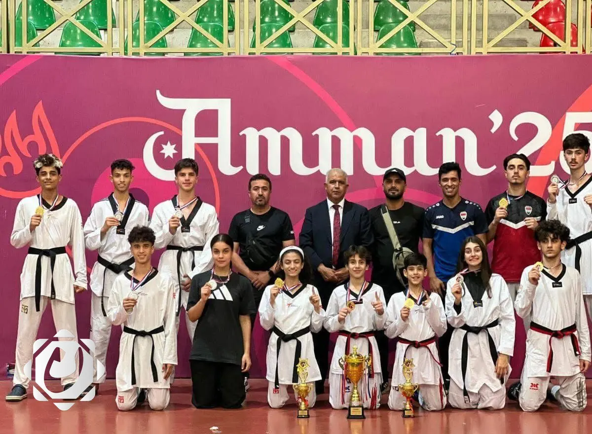 العراق يحقق 12 وسامًا في بطولة الفارس الدولية للتايكواندو
