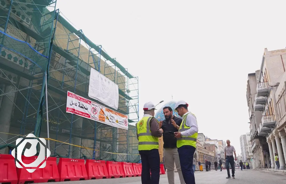إكمال المرحلة الأولى من تطوير شارع الرشيد في بغداد مطلع أيلول