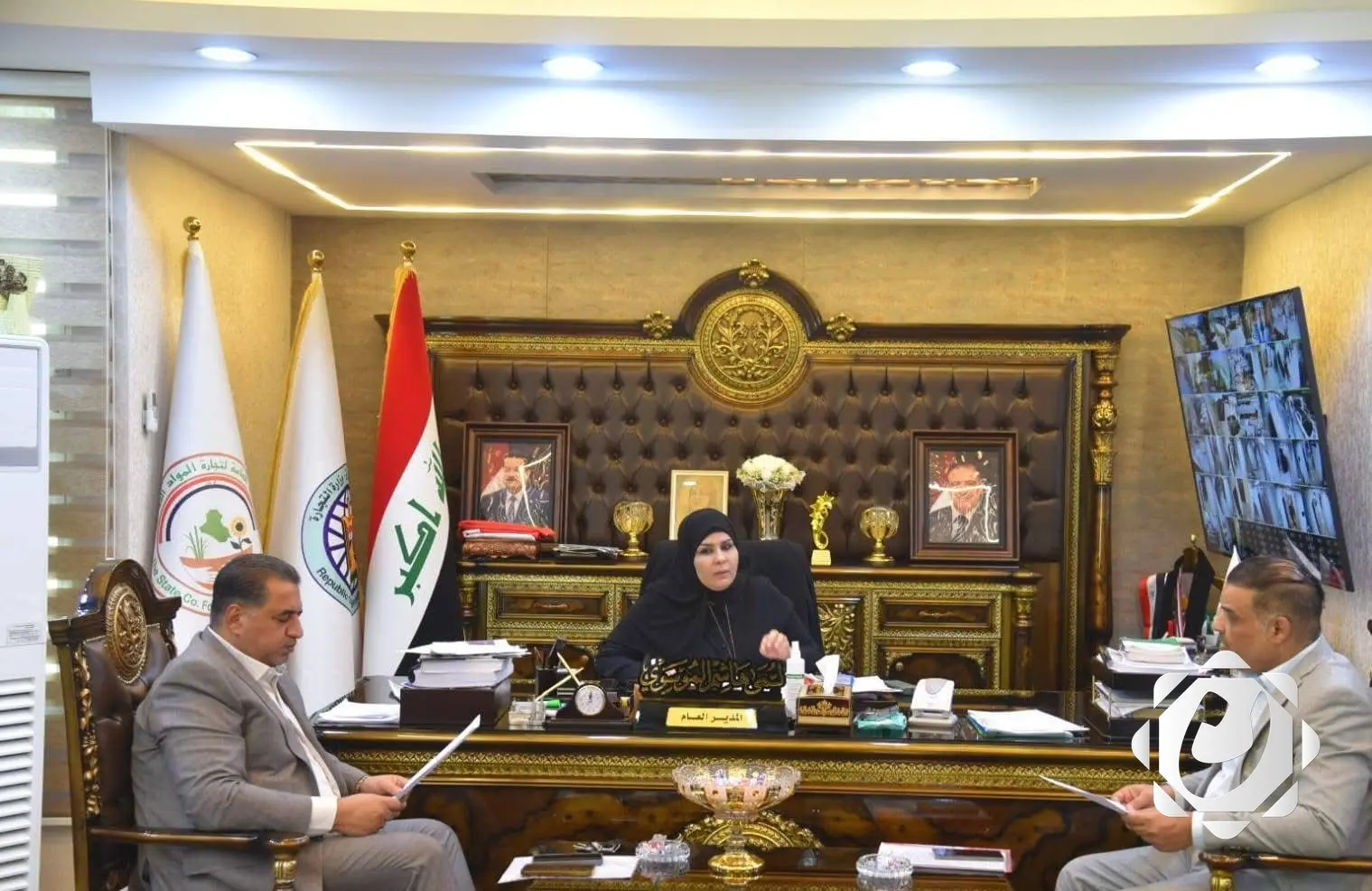 الشركة العامة لتجارة المواد الغذائية تبحث كفاءة الاستيراد والتسويق