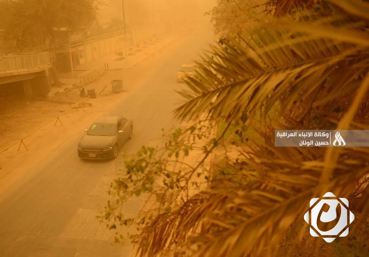 تحذير من الأنواء الجوية بشأن انخفاض الرؤية الأفقية بسبب الغبار غداً