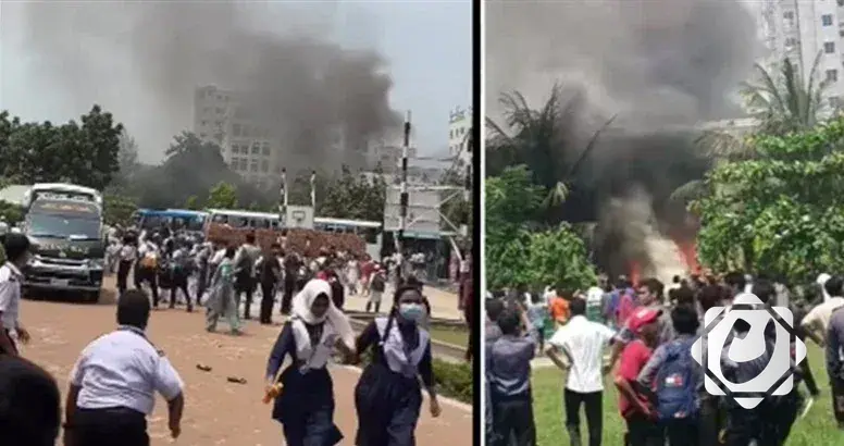 حصيلة ضحايا تحطم طائرة تدريب في دكا ترتفع إلى 19 قتيلاً