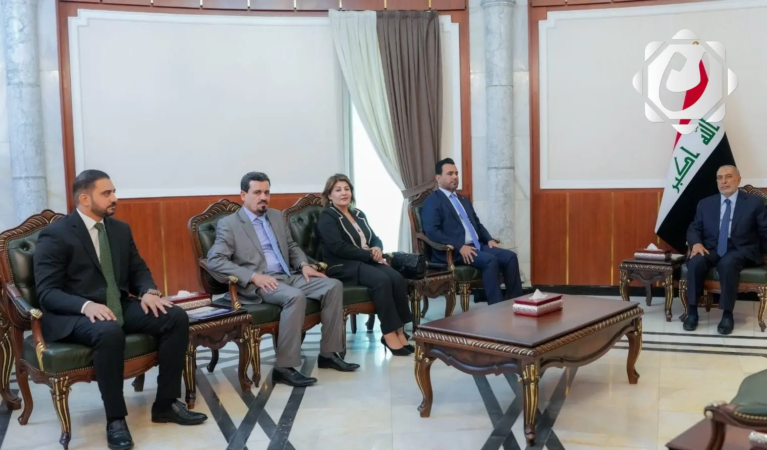 المشهداني والغانمي يناقشان استكمال التشريعات لتعزيز استقلالية شبكة الإعلام