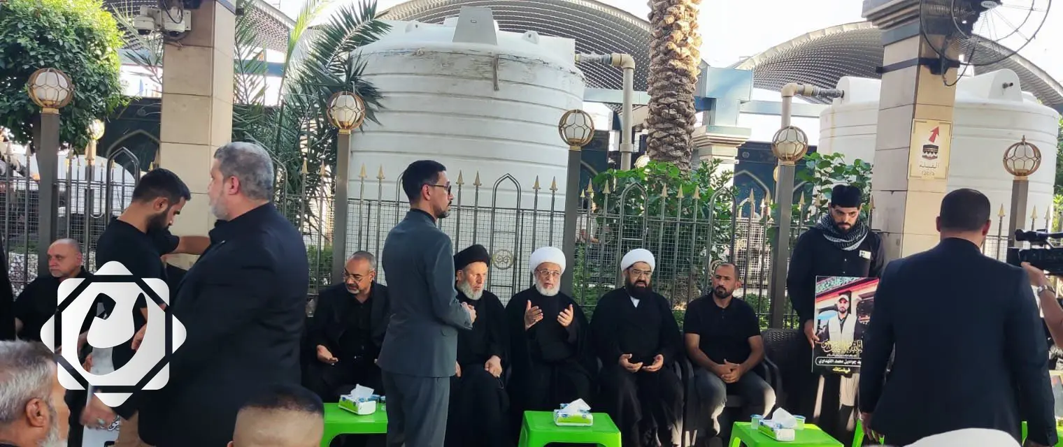 العتبة الحسينية تقيم مجلس عزاء لشهداء حادث حريق الكوت