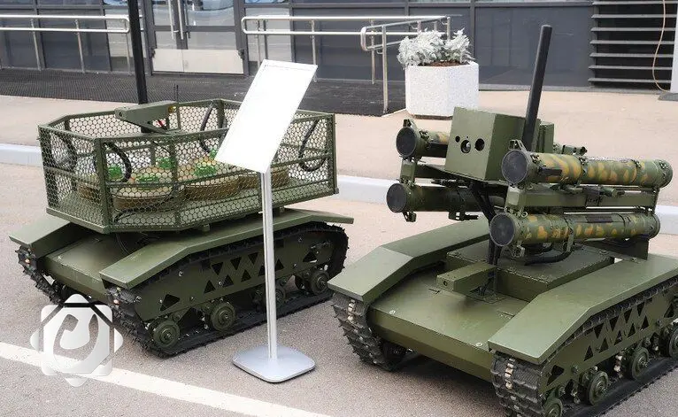 روسيا تطور قاذفات لهب صغيرة للروبوتات العسكرية