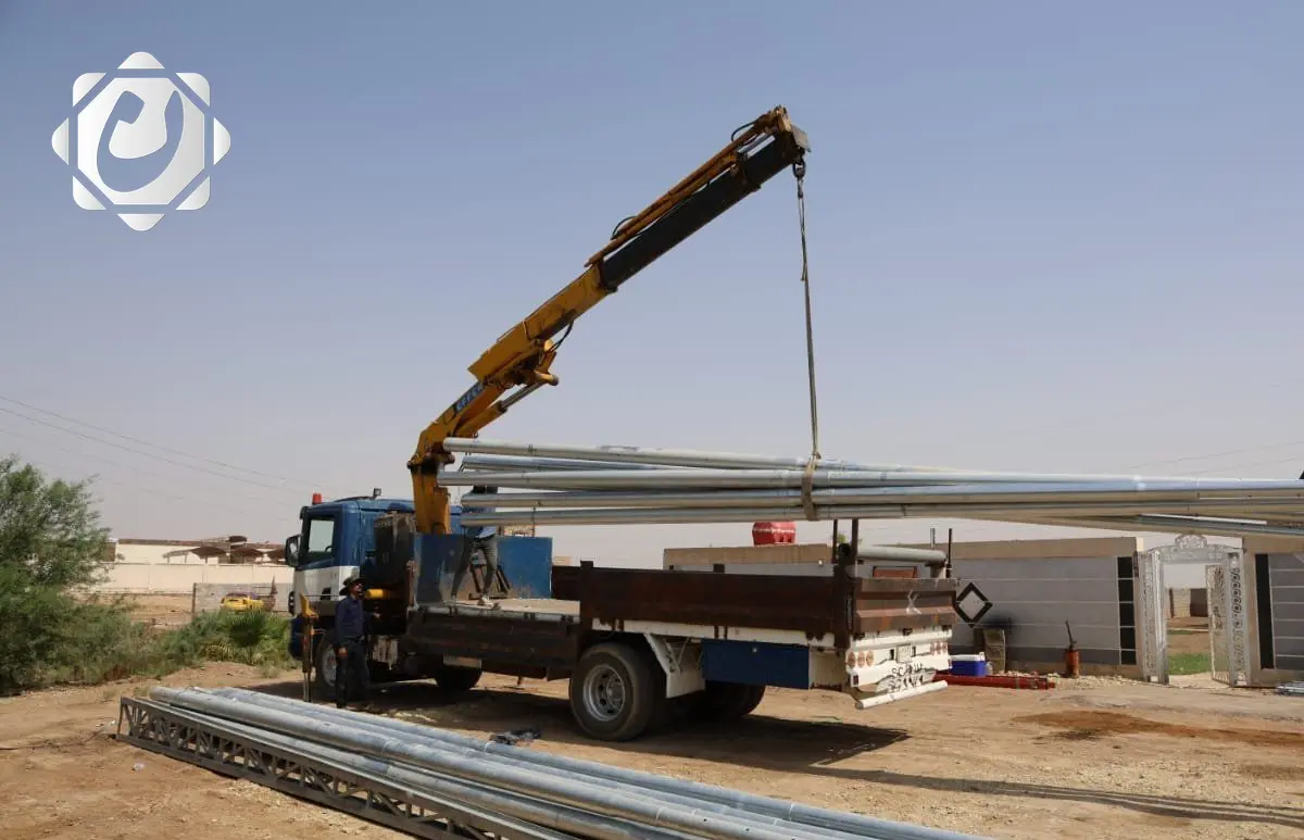 مديرية توزيع كهرباء ميسان تبدأ بمد خط كهربائي لتغذية المواكب الحسينية استعدادًا لزيارة الأربعين