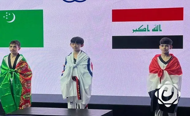 مهدي علي يحقق الميدالية البرونزية في بطولة آسيا للتايكواندو للناشئين