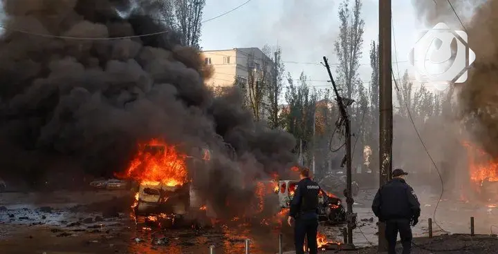 سقوط قتيل و20 جريحاً في قصف روسي على كييف