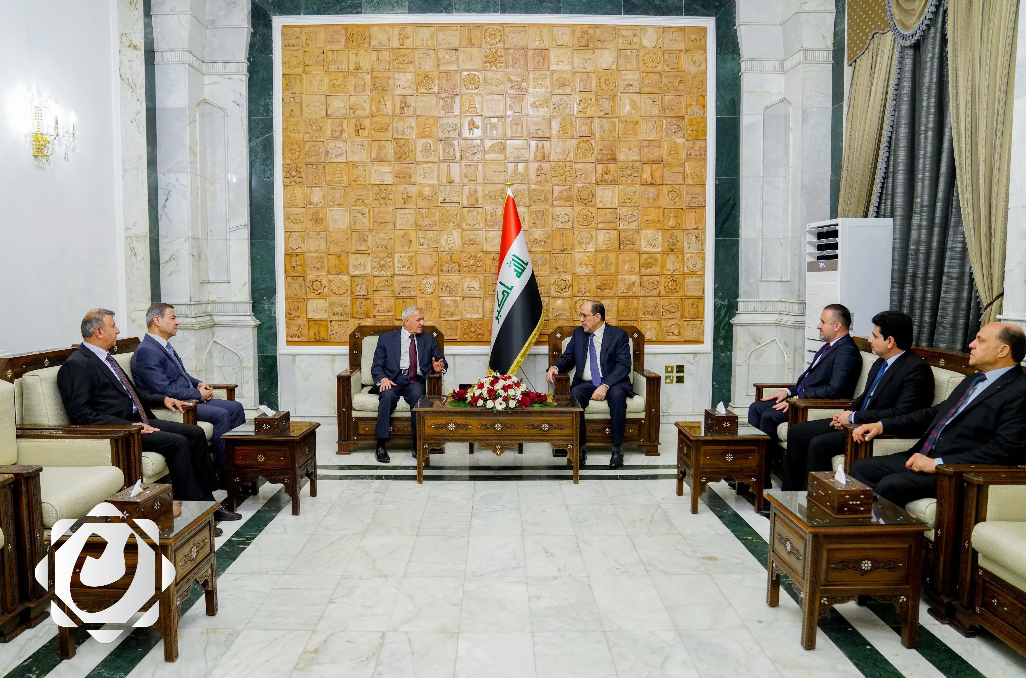 رئيس الجمهورية يبحث مع رئيس ائتلاف دولة القانون الاستعدادات للانتخابات النيابية