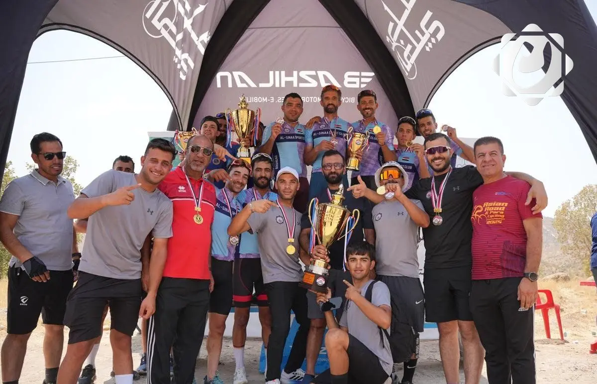 نادي الصناعة يتوّج بلقب دوري أندية العراق للدراجات