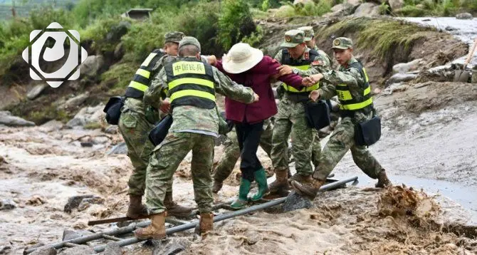 ارتفاع عدد ضحايا فيضانات قانسو في الصين إلى 13 قتيلا و30 مفقودا