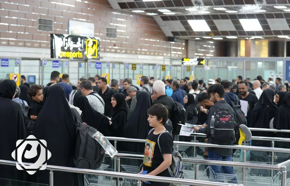 توافد أكثر من 127 ألف مسافر إلى مطار النجف الأشرف لأداء زيارة الأربعين