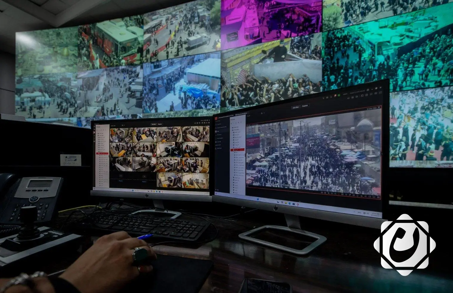 العتبة العباسية المقدسة تحدد مهام منظومة الكاميرات خلال زيارة الأربعين