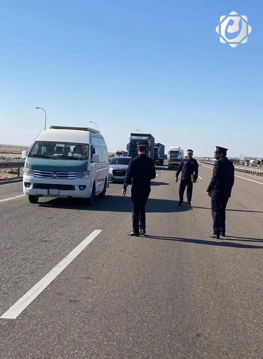 انتشار مكثف للمرور في ذي قار لتسهيل التفويج العكسي للزائرين