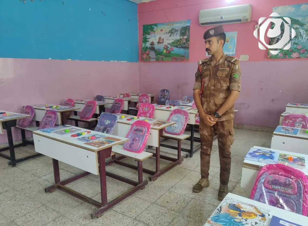 قوات الحدود تطلق مبادرة لدعم التعليم في النجف الأشرف