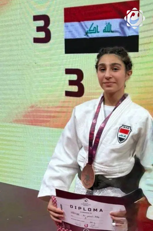 العراق يحقق الوسام البرونزي الثاني في بطولة آسيا المفتوحة للجودو