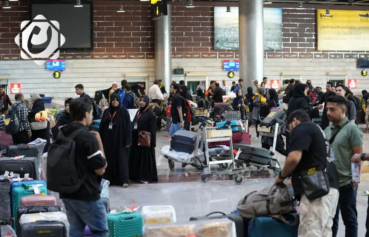 إغلاق مؤقت للرحلات في مطار النجف الأشرف بسبب غلق الأجواء الإيرانية