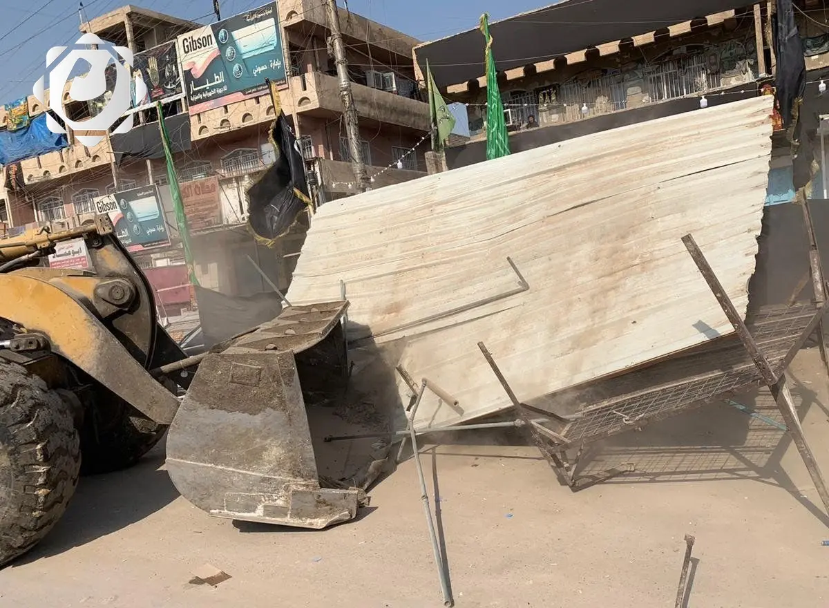 أمانة بغداد تبدأ رفع التجاوزات في سوق مريدي استعداداً لتطويره