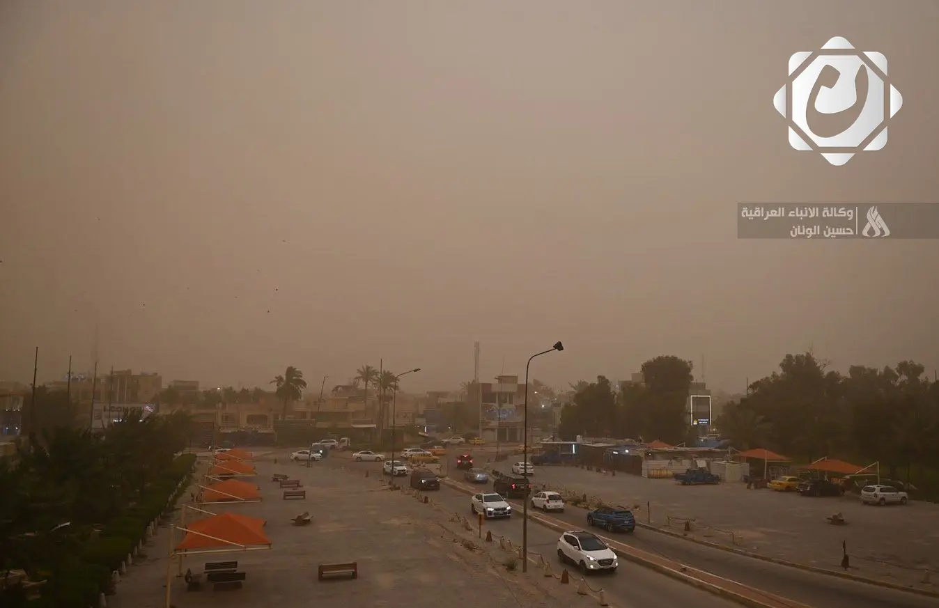 حالة الطقس في العراق: استمرار الغبار وانخفاض درجات الحرارة