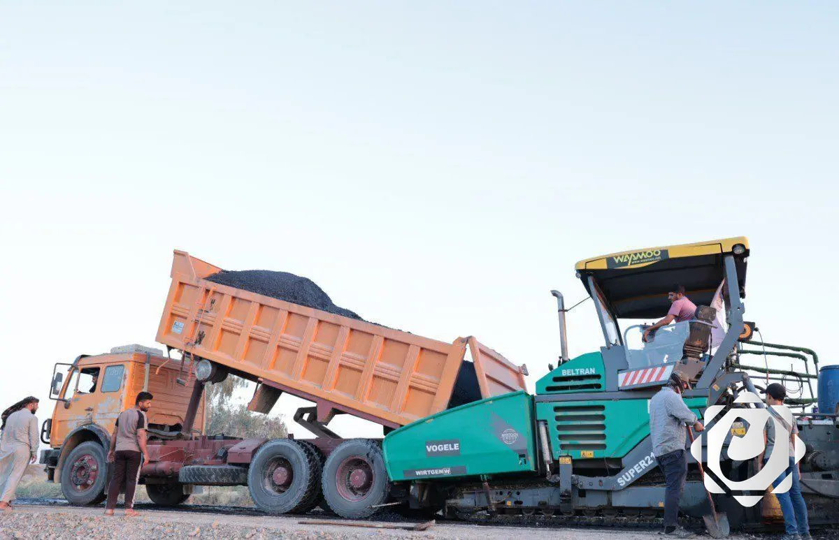 محافظة بغداد تبدأ مشروع تبليط شوارع ناحية سبع البور في قضاء التاجي