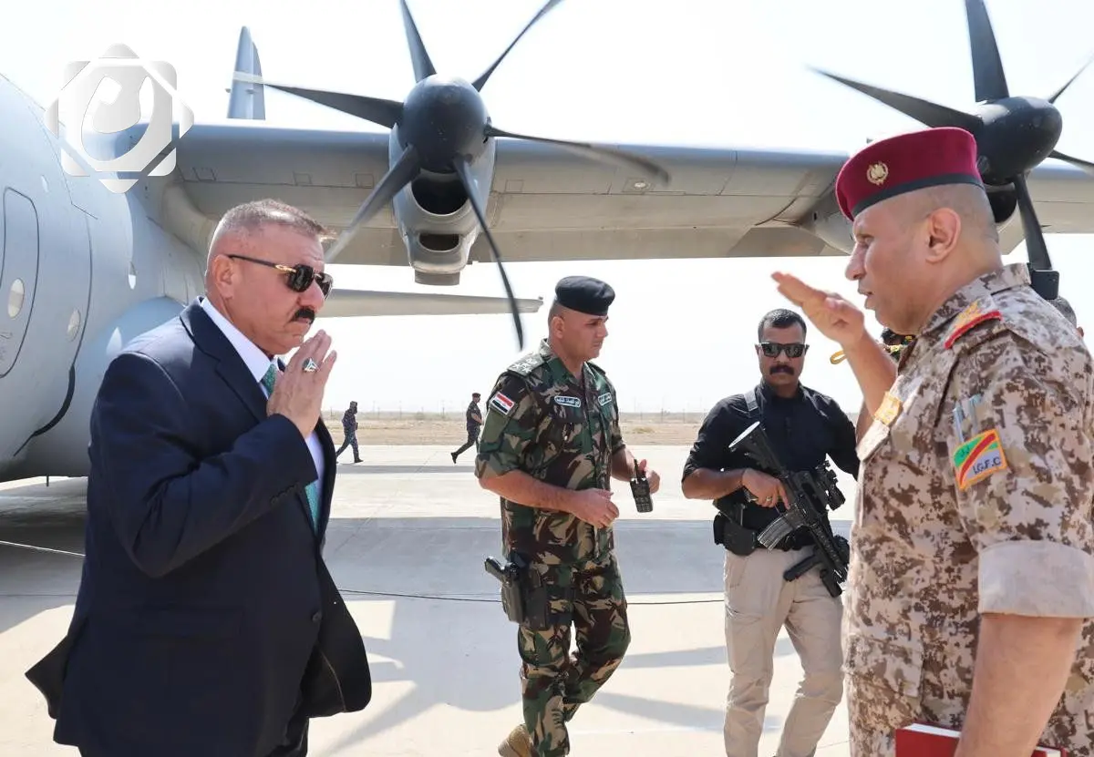 وزير الداخلية يصل إلى ميسان برفقة وفد من القادة الأمنيين