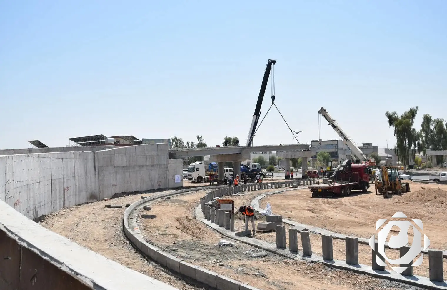 بلدية كركوك تعلن تقدم مشروع مجسر استراتيجي على طريق كركوك – أربيل