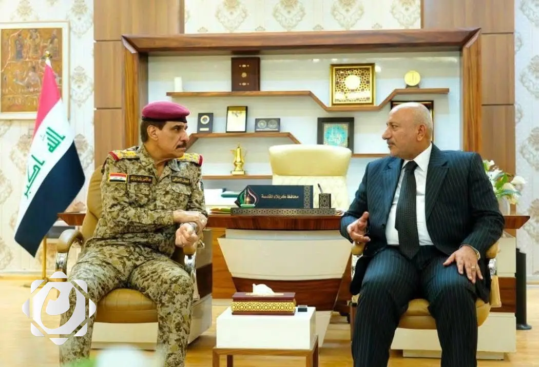 وصول رئيس أركان الجيش إلى محافظة كربلاء المقدسة