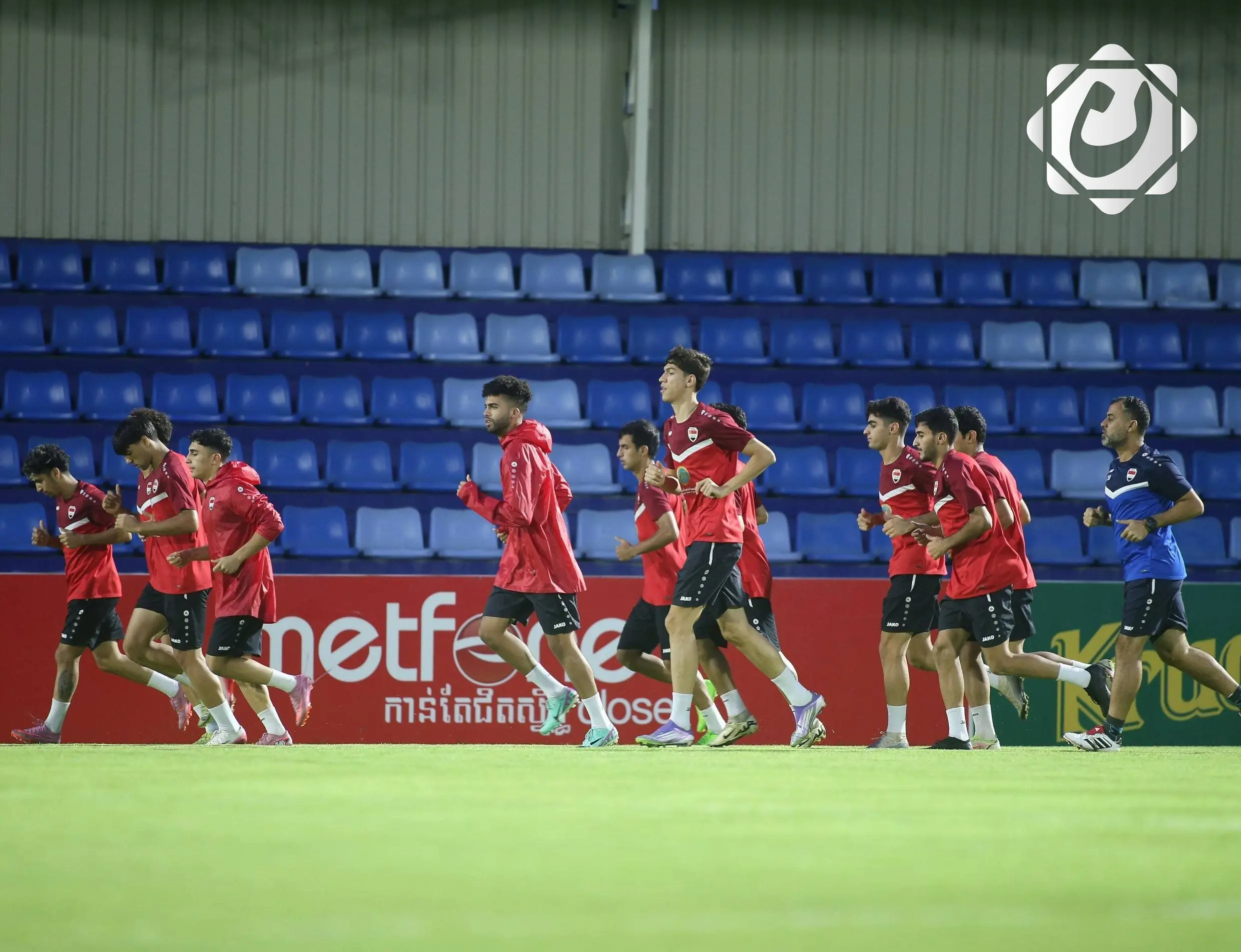 منتخبنا الأولمبي يختتم استعداداته لمواجهة كمبوديا في تصفيات آسيا