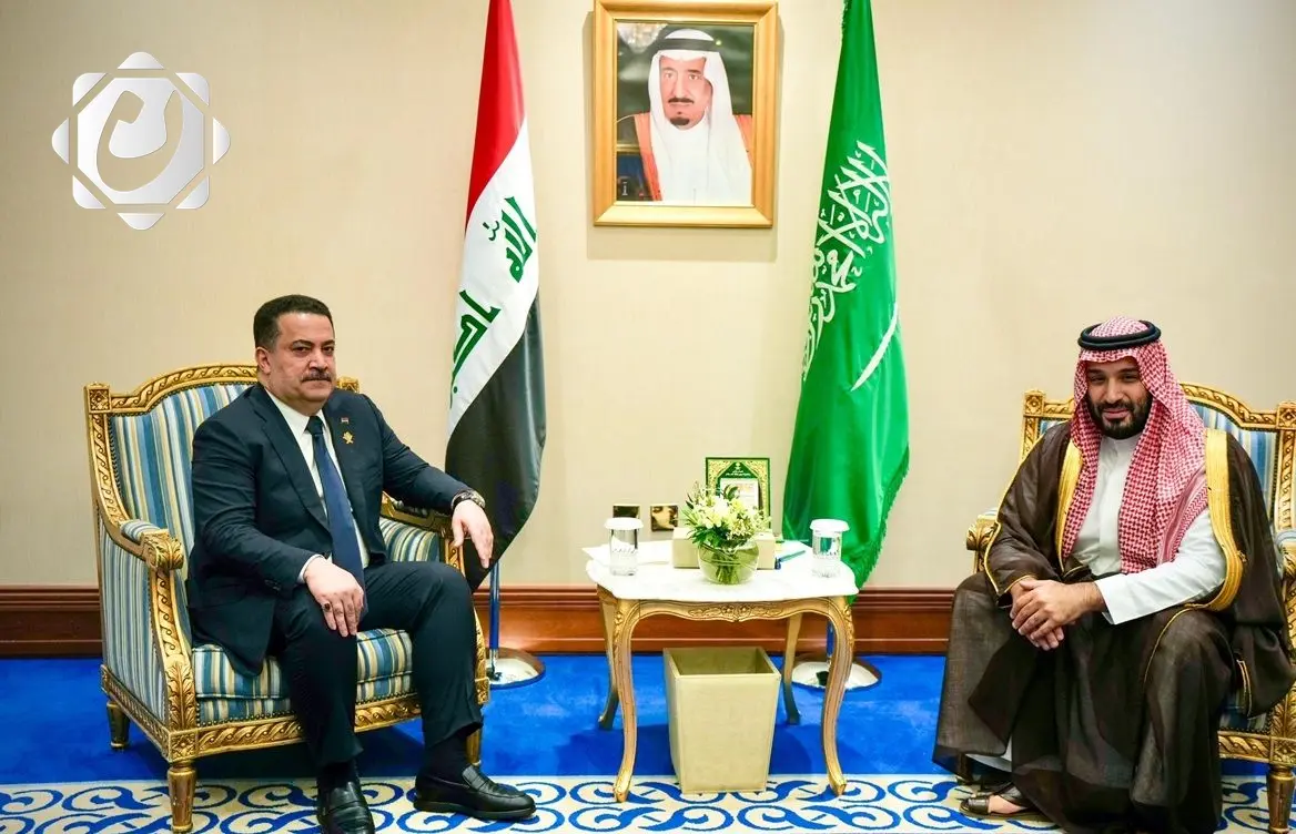 السوداني وولي العهد السعودي يؤكدان على تطبيق مخرجات قمتي بغداد والدوحة