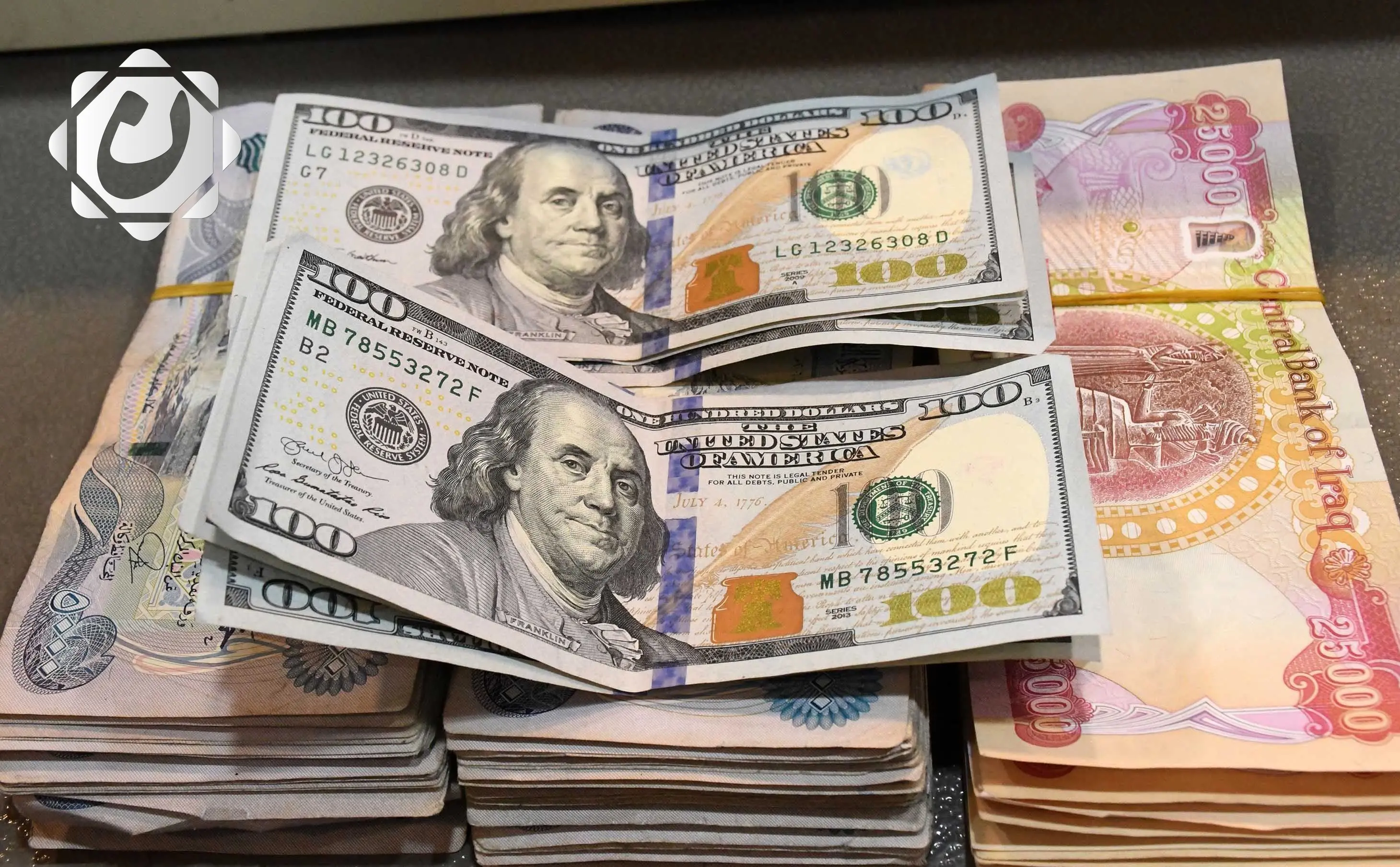 أسعار صرف الدولار مقابل الدينار العراقي تسجل 143750 ديناراً لكل 100 دولار
