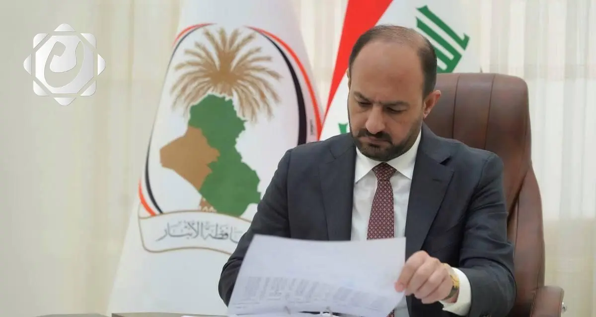 محافظ الأنبار يأمر بتأهيل الخط الناقل وإنشاء بناية خدمية في قريتي العطاء والصمود