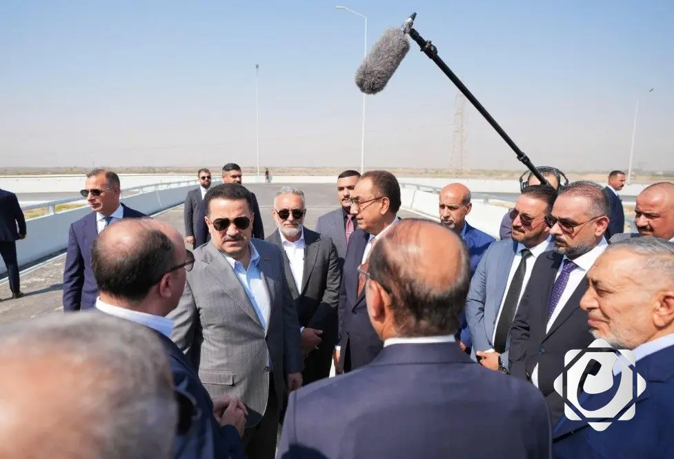 افتتاح مشروع مدخل بغداد - الموصل