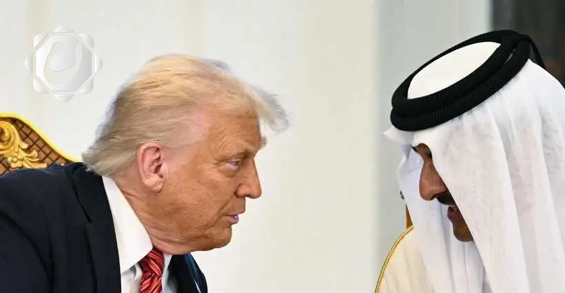 أمير قطر يناقش مع ترامب خطة لإنهاء النزاع في غزة