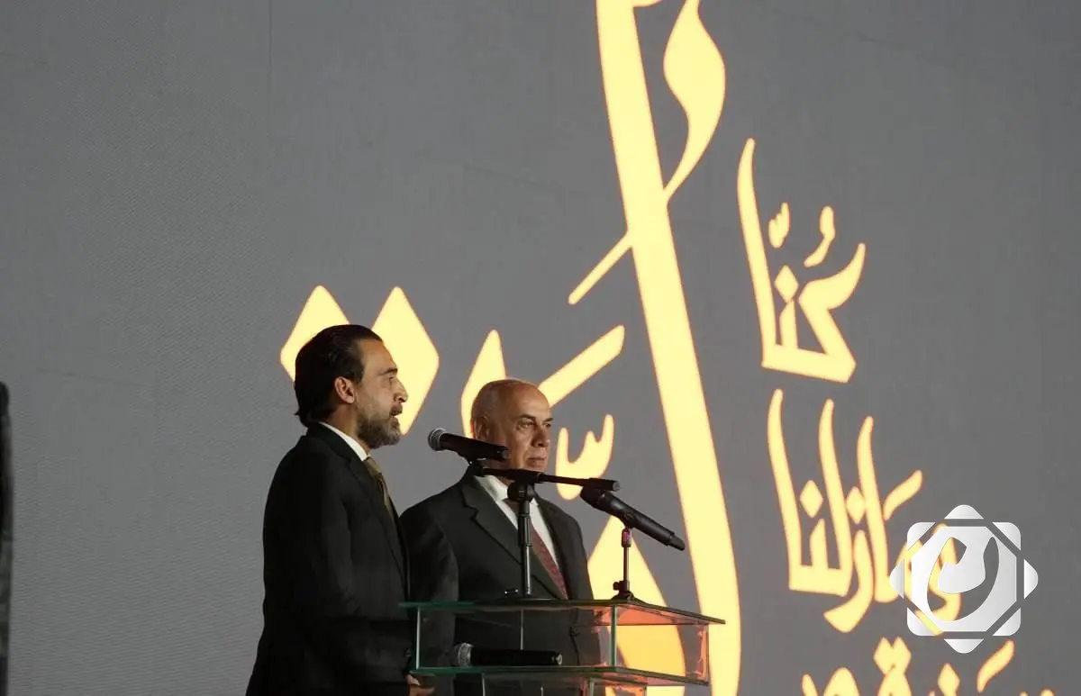 الحلبوسي يشارك في تجمّع جماهيري لمرشَّح الحزب وزير الثقافة جنوب الموصل