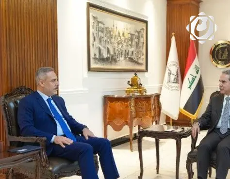 رئيس مجلس القضاء يناقش مع وزير الخارجية التركي القضايا القضائية المشتركة