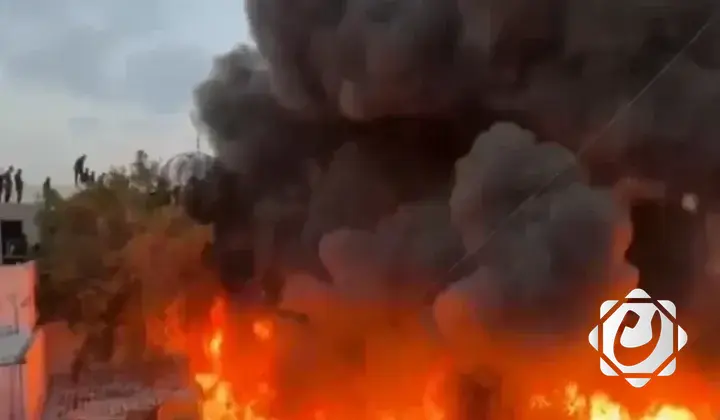 الدفاع المدني يسيطر على حريق بالقرب من مخازن المفوضية في الكوفة