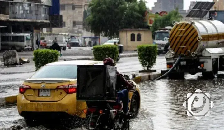 استنفار عاجل في بغداد لسحب مياه الأمطار من المناطق الأطراف