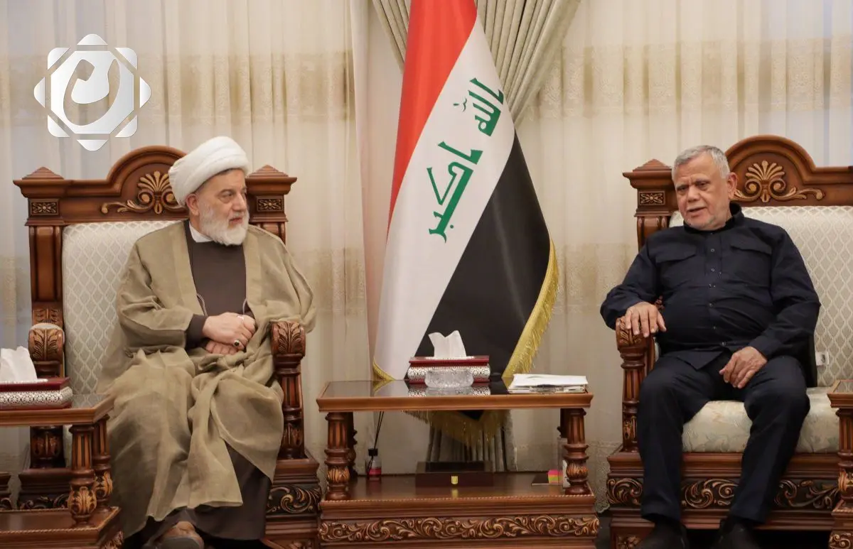 العامري وحمودي يبحثان التطورات السياسية الراهنة