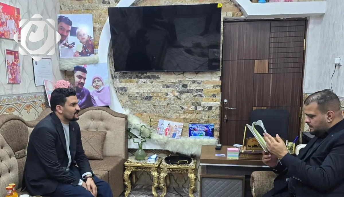 زيارة رئيس المجلس التنفيذي لمؤسسة مدنيون لفريق محاربين السرطان في البصرة