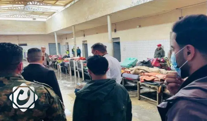 الحشد الشعبي يبدأ أعمال إعادة إعمار مستشفى الشماعية