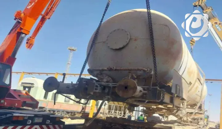 إعادة تأهيل وحدات سكك حديد العراق المتضررة في بيجي