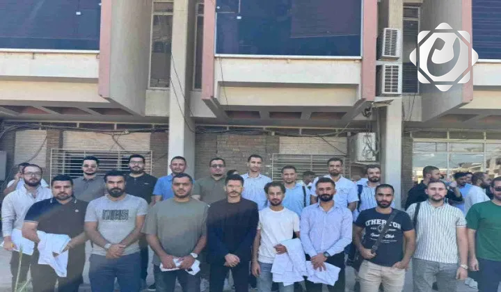 استمرار احتجاجات أطباء دفعة 2024 في نينوى للمطالبة بالتعيين المركزي