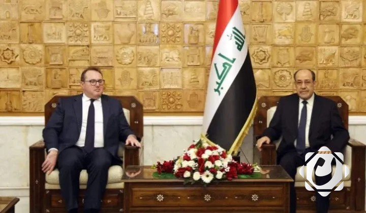 المالكي يؤكد على أهمية حصر السلاح بيد الدولة خلال لقائه القائم بأعمال السفارة الأمريكية