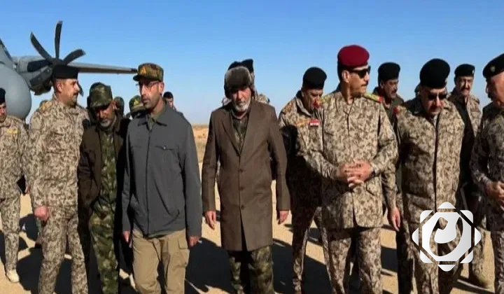 رئيس أركان الجيش يتفقد الحدود العراقية مع سوريا