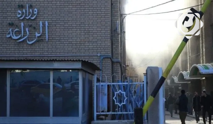 السيطرة على حريق في مقر وزارة الزراعة دون إصابات